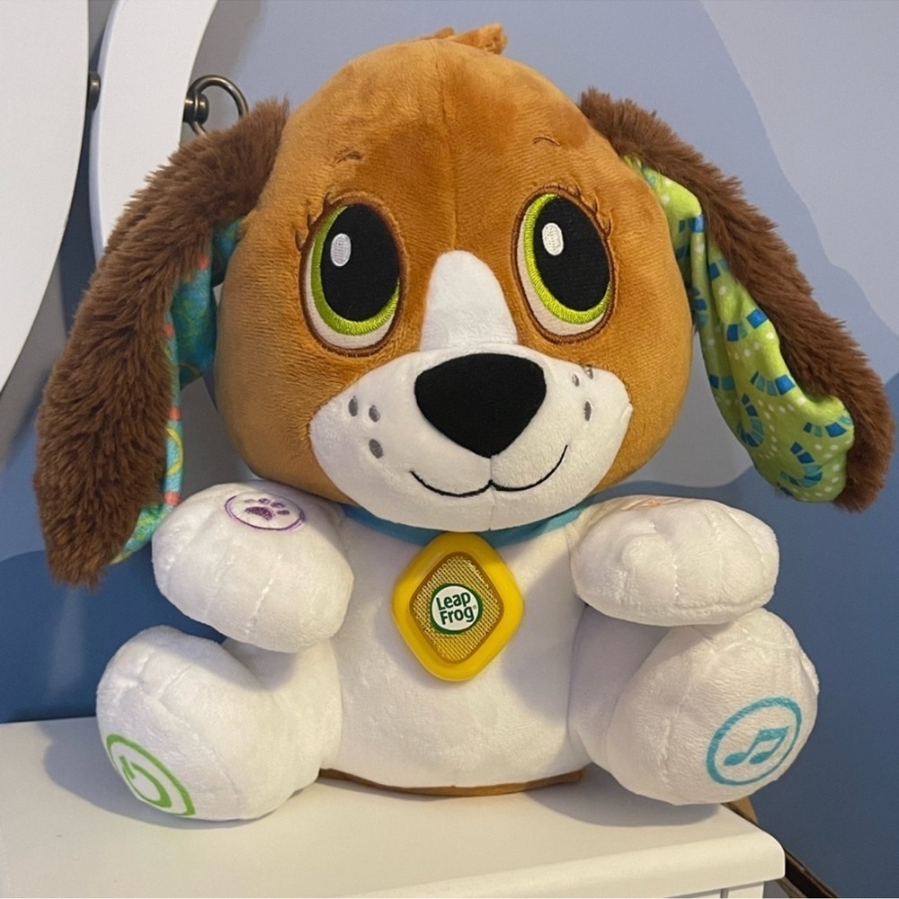 NEW Leap Frog Interactive Learning Plush Puppy Toy